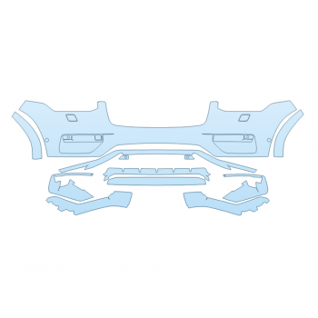 Precut PPF Kit – Clear Bra Paint Protection Film PAINT PROTECTION KIT - 2025 VOLVO XC90 RECHARGE ULTIMATE BUMPER - WASHERS - SENSORS - PRECUT PPF CLEAR BRA WRAP