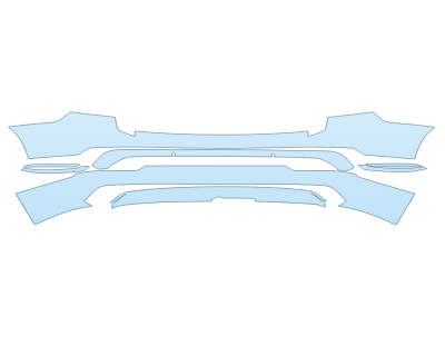 PAINT PROTECTION KIT - 2025 VOLVO XC90 RECHARGE ULTIMATE REAR BUMPER - PRECUT PPF CLEAR BRA WRAP