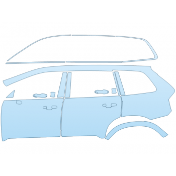 Precut PPF Kit – Clear Bra Paint Protection Film PAINT PROTECTION KIT - 2025 VOLVO XC90 RECHARGE ULTIMATE DRIVER SIDE - PRECUT PPF CLEAR BRA WRAP