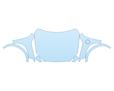 PAINT PROTECTION KIT - 2025 VOLVO XC90 RECHARGE ULTIMATE FULL HOOD FENDERS MIRRORS  - (WRAPPED EDGES) - PRECUT PPF CLEAR BRA WRAP