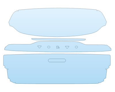 PAINT PROTECTION KIT - 2025 VOLVO XC90 RECHARGE ULTIMATE REAR HATCH - PRECUT PPF CLEAR BRA WRAP