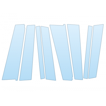 Precut PPF Kit – Clear Bra Paint Protection Film PAINT PROTECTION KIT - 2025 VOLVO XC90 RECHARGE ULTIMATE B PILLARS - PRECUT PPF CLEAR BRA WRAP