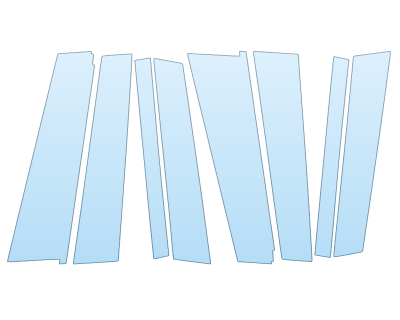 PAINT PROTECTION KIT - 2025 VOLVO XC90 RECHARGE ULTIMATE B PILLARS - PRECUT PPF CLEAR BRA WRAP