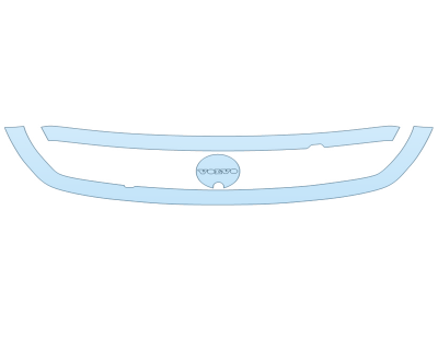 PAINT PROTECTION KIT - 2025 VOLVO XC90 RECHARGE ULTIMATE GRILL - PRECUT PPF CLEAR BRA WRAP