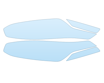 PAINT PROTECTION KIT - 2025 VOLVO XC90 RECHARGE ULTIMATE HEADLIGHTS - FOGLIGHTS - PRECUT PPF CLEAR BRA WRAP