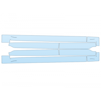 Precut PPF Kit – Clear Bra Paint Protection Film PAINT PROTECTION KIT - 2025 VOLVO XC90 RECHARGE ULTIMATE ROCKERS - PRECUT PPF CLEAR BRA WRAP