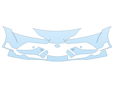 Precut PPF Kit – Clear Bra Paint Protection Film PAINT PROTECTION KIT - 2024 TOYOTA SUPRA 2 BUMPER - W/O SEAMS - PRECUT PPF CLEAR BRA WRAP