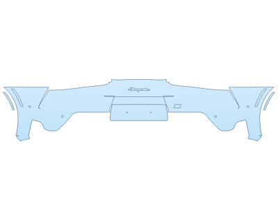 Precut PPF Kit – Clear Bra Paint Protection Film PAINT PROTECTION KIT - 2024 TOYOTA SUPRA 2 REAR BUMPER - FULL - SENSORS - PRECUT PPF CLEAR BRA WRAP