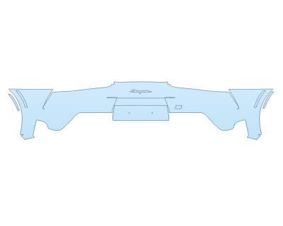 Precut PPF Kit – Clear Bra Paint Protection Film PAINT PROTECTION KIT - 2024 TOYOTA SUPRA 2 REAR BUMPER - FULL - (WRAPPED EDGES) - PRECUT PPF CLEAR BRA WRAP