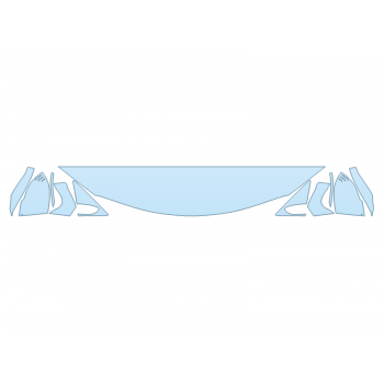 PAINT PROTECTION KIT - 2024 TOYOTA SUPRA 2 HOOD FENDERS MIRRORS 12 INCH - - PRECUT PPF CLEAR BRA WRAP