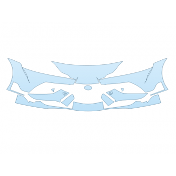 PAINT PROTECTION KIT - 2024 TOYOTA SUPRA 3 BUMPER - W/O SEAMS - PRECUT PPF CLEAR BRA WRAP