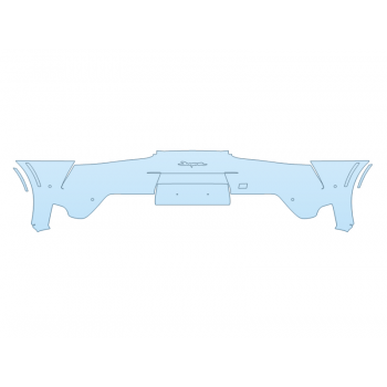 Precut PPF Kit – Clear Bra Paint Protection Film PAINT PROTECTION KIT - 2024 TOYOTA SUPRA 3 REAR BUMPER - FULL - SENSORS - (WRAPPED EDGES) - PRECUT PPF CLEAR BRA WRAP