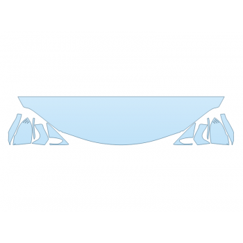 PAINT PROTECTION KIT - 2024 TOYOTA SUPRA 3 HOOD FENDERS MIRRORS 18 INCH - (WRAPPED EDGES) - PRECUT PPF CLEAR BRA WRAP