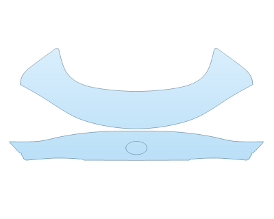 PAINT PROTECTION KIT - 2024 TOYOTA SUPRA 3 (WRAPPED EDGES) - TRUNK - PRECUT PPF CLEAR BRA WRAP