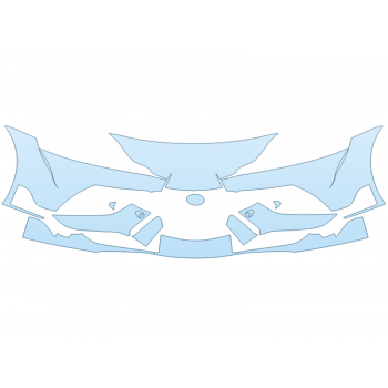 PAINT PROTECTION KIT - 2024 TOYOTA SUPRA 3.0 PREMIUM BUMPER - W/O SEAMS - PRECUT PPF CLEAR BRA WRAP