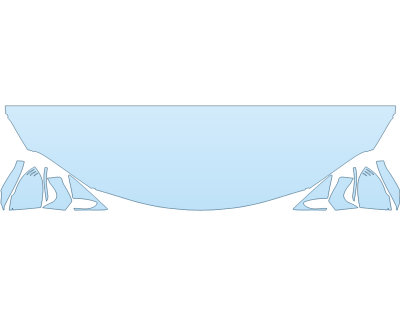 PAINT PROTECTION KIT - 2024 TOYOTA SUPRA 3.0 PREMIUM HOOD FENDERS MIRRORS 24 INCH - (WRAPPED EDGES) - PRECUT PPF CLEAR BRA WRAP