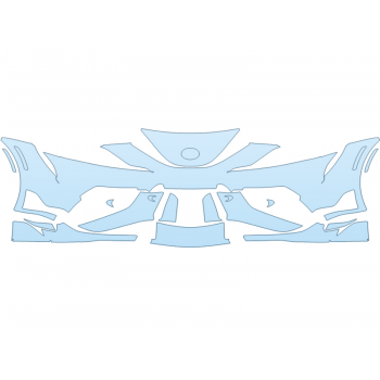 PAINT PROTECTION KIT - 2024 TOYOTA SUPRA 45TH ANNIVERSARY EDITION BUMPER - PRECUT PPF CLEAR BRA WRAP