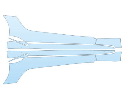 PAINT PROTECTION KIT - 2024 TOYOTA SUPRA 45TH ANNIVERSARY EDITION ROCKERS - PRECUT PPF CLEAR BRA WRAP