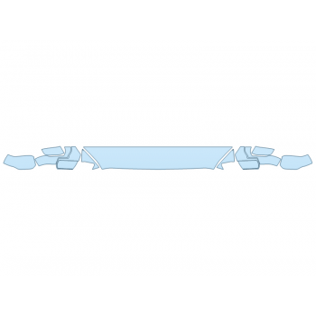 PAINT PROTECTION KIT - 2024 TOYOTA TUNDRA SR HOOD FENDERS MIRRORS 12 INCH - - PRECUT PPF CLEAR BRA WRAP