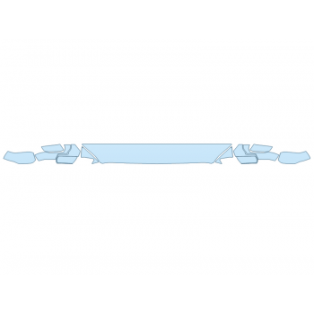 PAINT PROTECTION KIT - 2024 TOYOTA TUNDRA SR HOOD FENDERS MIRRORS 12 INCH - (WRAPPED EDGES) - PRECUT PPF CLEAR BRA WRAP