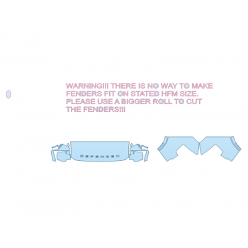 PAINT PROTECTION KIT - 2024 LAND ROVER DEFENDER 110 HOOD FENDERS MIRRORS 18 INCH - - PRECUT PPF CLEAR BRA WRAP