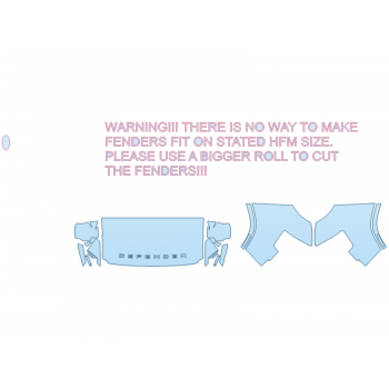 PAINT PROTECTION KIT - 2024 LAND ROVER DEFENDER 110 S HOOD FENDERS MIRRORS 24 INCH - (WRAPPED EDGES) - PRECUT PPF CLEAR BRA WRAP