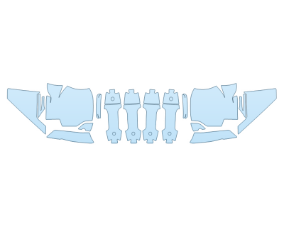 PAINT PROTECTION KIT - 2024 LAND ROVER DEFENDER 110 S MIRRORS - DOOR CUPS - PRECUT PPF CLEAR BRA WRAP