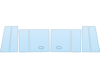 PAINT PROTECTION KIT - 2024 LAND ROVER DEFENDER 110 S B PILLARS - PRECUT PPF CLEAR BRA WRAP