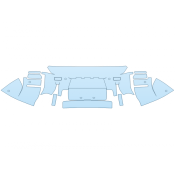 PAINT PROTECTION KIT - 2024 LAND ROVER DEFENDER 110 X REAR BUMPER - SENSORS - PRECUT PPF CLEAR BRA WRAP