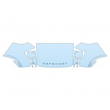 PAINT PROTECTION KIT - 2024 LAND ROVER DEFENDER 110 X-DYNAMIC HSE HOOD FENDERS MIRRORS 30 INCH - (WRAPPED EDGES) - PRECUT PPF CLEAR BRA WRAP