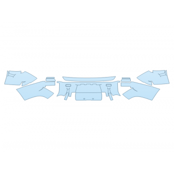 PAINT PROTECTION KIT - 2024 LAND ROVER DEFENDER 130 OUTBOUND REAR BUMPER - FENDER FLARES - 2 PIECE - PRECUT PPF CLEAR BRA WRAP