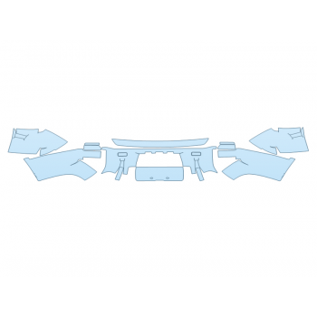 PAINT PROTECTION KIT - 2024 LAND ROVER DEFENDER 130 S REAR BUMPER - 2 PIECE - PRECUT PPF CLEAR BRA WRAP