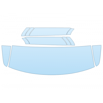 PAINT PROTECTION KIT - 2024 LAND ROVER DEFENDER 90 V8 ROOF - PILLARS - PRECUT PPF CLEAR BRA WRAP