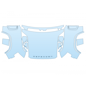 PAINT PROTECTION KIT - 2024 LAND ROVER DEFENDER 90 X-DYNAMIC S FULL HOOD FENDERS MIRRORS - PRECUT PPF CLEAR BRA WRAP