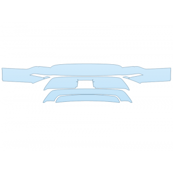 PAINT PROTECTION KIT - 2024 LAND ROVER DISCOVERY METROPOLITAN EDITION REAR BUMPER - PRECUT PPF CLEAR BRA WRAP