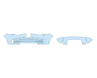 PAINT PROTECTION KIT - 2024 LAND ROVER RANGE ROVER SV BUMPER (MULTI PIECE) - SENSORS - PRECUT PPF CLEAR BRA WRAP