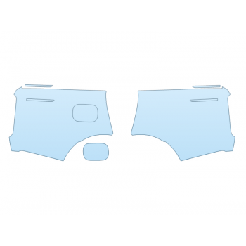 PAINT PROTECTION KIT - 2024 LAND ROVER RANGE ROVER SV REAR FULL FENDERS - PRECUT PPF CLEAR BRA WRAP
