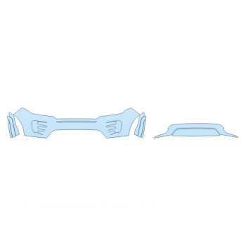 PAINT PROTECTION KIT - 2025 LAND ROVER RANGE ROVER EVOQUE DYNAMIC SE BUMPER (MULTI PIECE) - PRECUT PPF CLEAR BRA WRAP