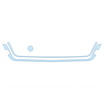 PAINT PROTECTION KIT - 2024 LAND ROVER RANGE ROVER EVOQUE S GRILL - PRECUT PPF CLEAR BRA WRAP