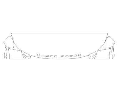 2024 LAND ROVER RANGE ROVER SPORT DYNAMIC HOOD FENDERS MIRRORS 24 INCH - (WRAPPED EDGES)