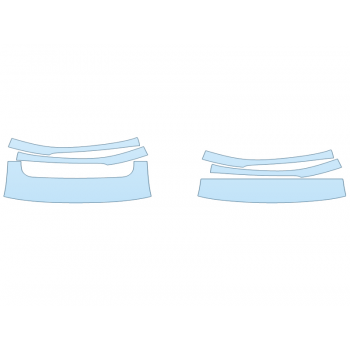 PAINT PROTECTION KIT - 2024 LEXUS IS 500 F-SPORT ROOF - PILLARS - PRECUT PPF CLEAR BRA WRAP