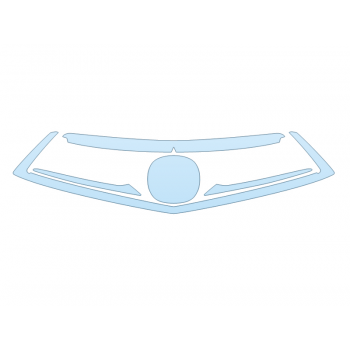 PAINT PROTECTION KIT - 2023 ACURA MDX PLATINUM ELITE GRILL - PRECUT PPF CLEAR BRA WRAP