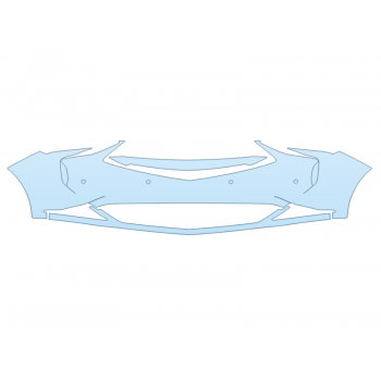PAINT PROTECTION KIT - 2023 ACURA MDX TECHNOLOGY PACKAGE BUMPER WITH SENSORS - PRECUT PPF CLEAR BRA WRAP