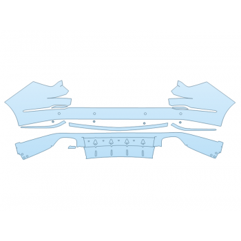 Precut PPF Kit – Clear Bra Paint Protection Film PAINT PROTECTION KIT - 2023 ACURA MDX TECHNOLOGY PACKAGE REAR BUMPER WITH SENSORS - PRECUT PPF CLEAR BRA WRAP