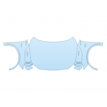 PAINT PROTECTION KIT - 2023 ACURA MDX TYPE S FULL HOOD FENDERS MIRRORS(WRAPPED EDGES) - PRECUT PPF CLEAR BRA WRAP