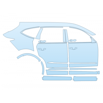 Precut PPF Kit – Clear Bra Paint Protection Film PAINT PROTECTION KIT - 2023 ACURA MDX TYPE S PASSENGER SIDE - PRECUT PPF CLEAR BRA WRAP