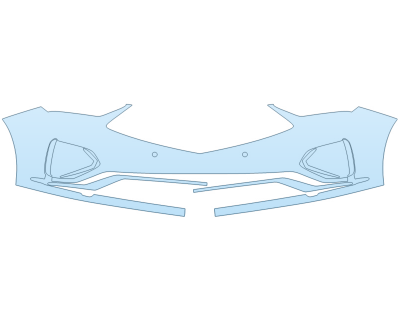 Precut PPF Kit – Clear Bra Paint Protection Film PAINT PROTECTION KIT - 2023 ACURA MDX TYPE S ADVANCE BUMPER WITH SENSORS - PRECUT PPF CLEAR BRA WRAP