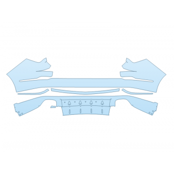 Precut PPF Kit – Clear Bra Paint Protection Film PAINT PROTECTION KIT - 2023 ACURA MDX TYPE S ADVANCE REAR BUMPER - PRECUT PPF CLEAR BRA WRAP