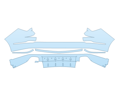 Precut PPF Kit – Clear Bra Paint Protection Film PAINT PROTECTION KIT - 2023 ACURA MDX TYPE S ADVANCE REAR BUMPER - PRECUT PPF CLEAR BRA WRAP