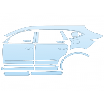 Precut PPF Kit – Clear Bra Paint Protection Film PAINT PROTECTION KIT - 2023 ACURA MDX TYPE S ADVANCE DRIVER SIDE - PRECUT PPF CLEAR BRA WRAP